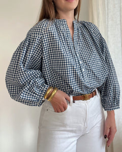 BLOUSE EMMIE BLEU MARINE