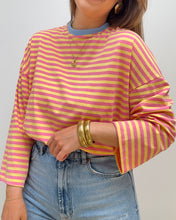 Charger l'image dans la galerie, TEE SHIRT LIZIE JAUNE/ROSE