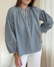 Charger l&#39;image dans la galerie, BLOUSE EMMIE BLEU MARINE