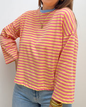 Charger l'image dans la galerie, TEE SHIRT LIZIE JAUNE/ROSE
