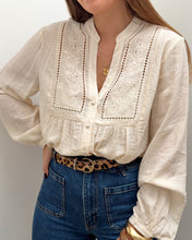Charger l&#39;image dans la galerie, BLOUSE LOUISA BEIGE
