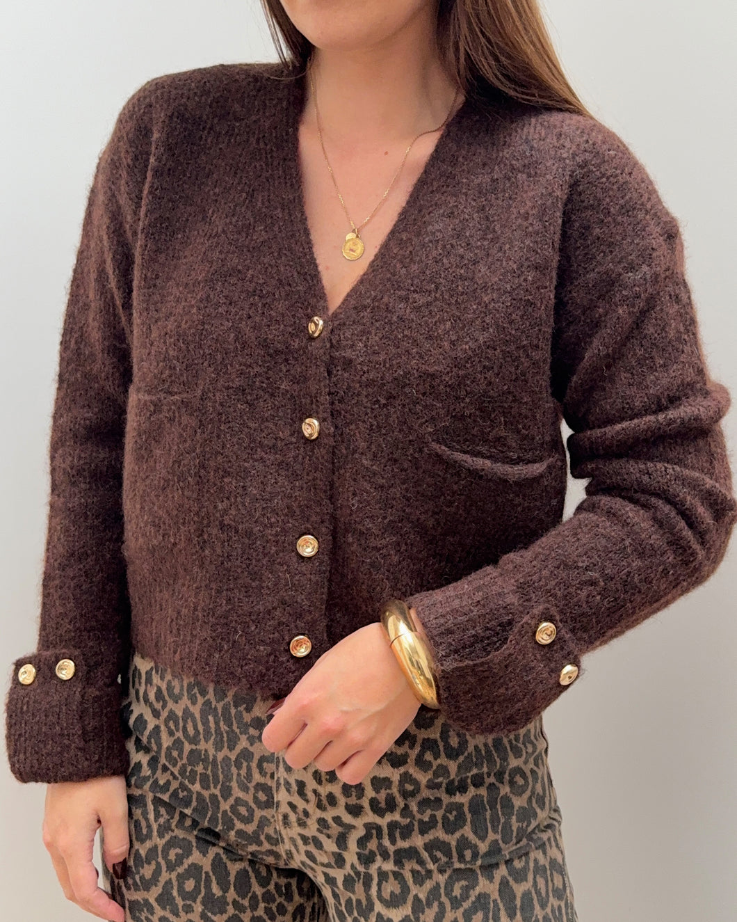 GILET VICKY MARRON