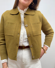 Charger l'image dans la galerie, GILET INÈS VERT OLIVE