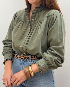 CHEMISE MAÏA KAKI