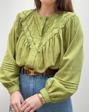 Charger l'image dans la galerie, CHEMISE FLORIE VERT