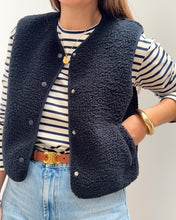 Charger l&#39;image dans la galerie, VESTE ADELINE BLEU MARINE