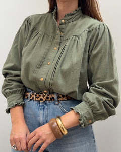 CHEMISE MAÏA KAKI
