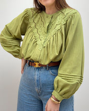 Charger l'image dans la galerie, CHEMISE FLORIE VERT