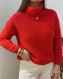 PULL MAELLE ROUGE