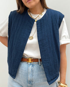 VESTE MAELLE BLEU MARINE