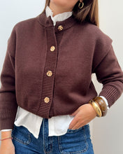 Charger l&#39;image dans la galerie, GILET SONIA MARRON