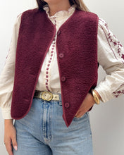 Charger l&#39;image dans la galerie, VESTON ABBY BORDEAUX