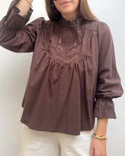 Charger l'image dans la galerie, BLOUSE ELVY MARRON