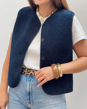 Charger l&#39;image dans la galerie, VESTON ABBY BLEU MARINE