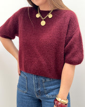 Charger l&#39;image dans la galerie, PULL JADE BORDEAUX