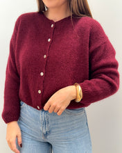 Charger l&#39;image dans la galerie, GILET JUSTINE BORDEAUX
