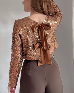 BLOUSE REGINA MARRON