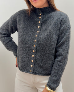 GILET BLOSSOM GRIS