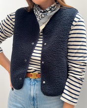 Charger l&#39;image dans la galerie, VESTE ADELINE BLEU MARINE