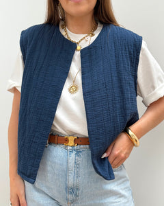 VESTE MAELLE BLEU MARINE
