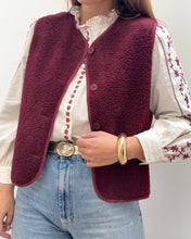 Charger l&#39;image dans la galerie, VESTON ABBY BORDEAUX