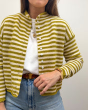 Charger l'image dans la galerie, GILET TINA PISTACHE ET BEIGE