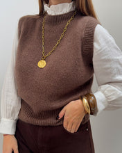 Charger l&#39;image dans la galerie, PULL GAELLE MARRON