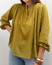 Charger l&#39;image dans la galerie, BLOUSE ELSIE VERT OLIVE