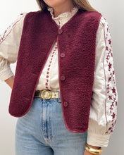 Charger l&#39;image dans la galerie, VESTON ABBY BORDEAUX
