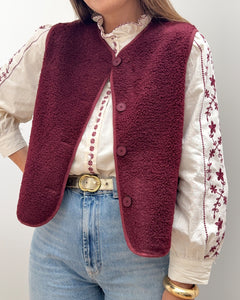 VESTON ABBY BORDEAUX