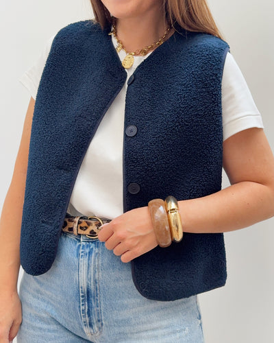 VESTON ABBY BLEU MARINE
