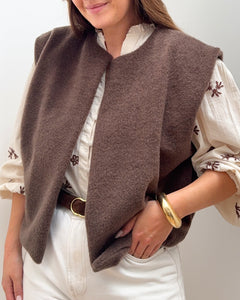 VESTE DORINE MARRON