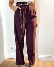 Charger l'image dans la galerie, PANTALON ANJA BORDEAUX