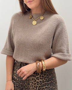 PULL NAHÉE TAUPE