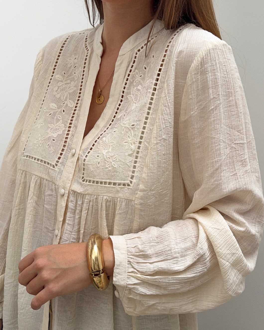 BLOUSE LOUISA BEIGE