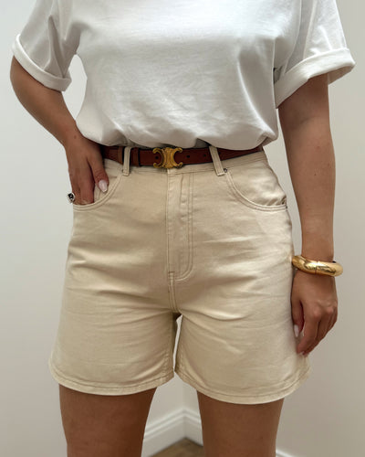 SHORT EGLANTINE BEIGE