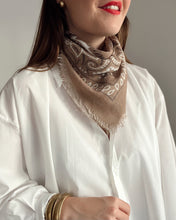 Charger l&#39;image dans la galerie, FOULARD BANDANA CAMEL