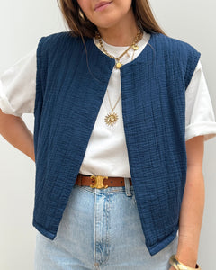 VESTE MAELLE BLEU MARINE