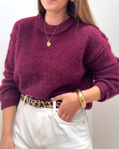 PULL LOUCIA BORDEAUX