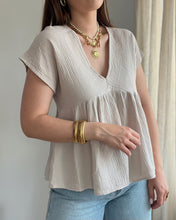 Charger l&#39;image dans la galerie, BLOUSE ZOE BEIGE