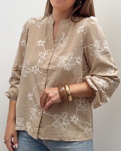 CHEMISE ELÉA BEIGE
