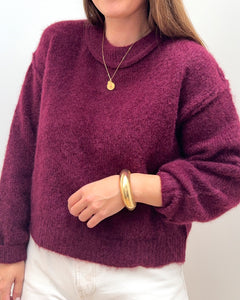 PULL LOUCIA BORDEAUX
