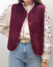 Charger l&#39;image dans la galerie, VESTON ABBY BORDEAUX