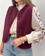 Charger l&#39;image dans la galerie, VESTON ABBY BORDEAUX
