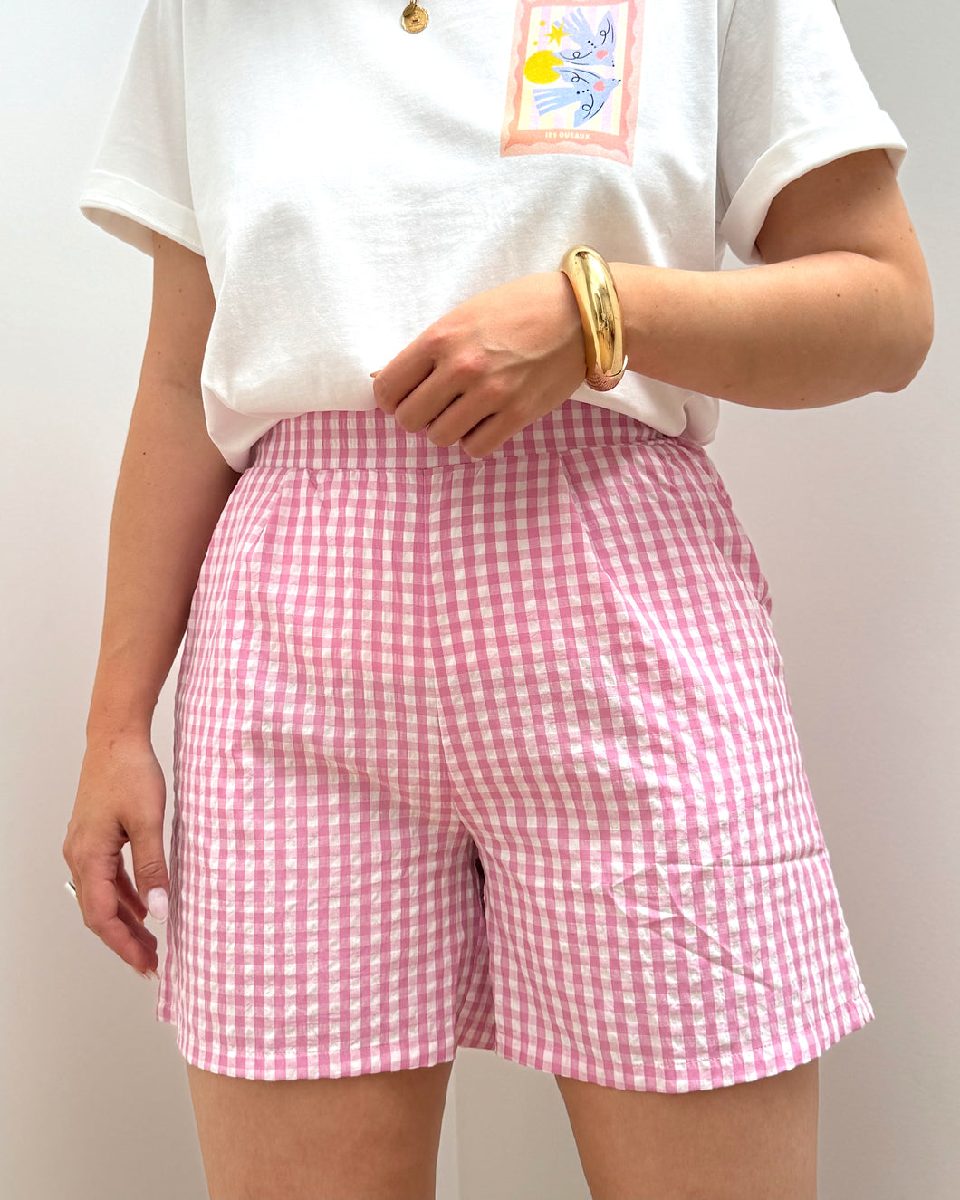 SHORT VICHY ROSE