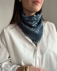 FOULARD BANDANA BLEU