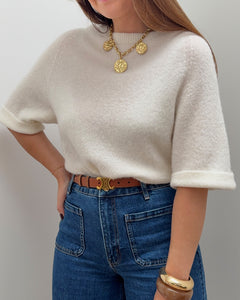 PULL NAHÉE BLANC