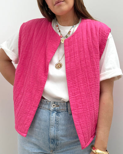 VESTE MAELLE FUSHIA