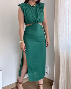 ROBE ALBANE VERTE