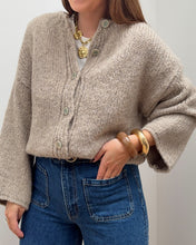 Charger l&#39;image dans la galerie, GILET LENA TAUPE